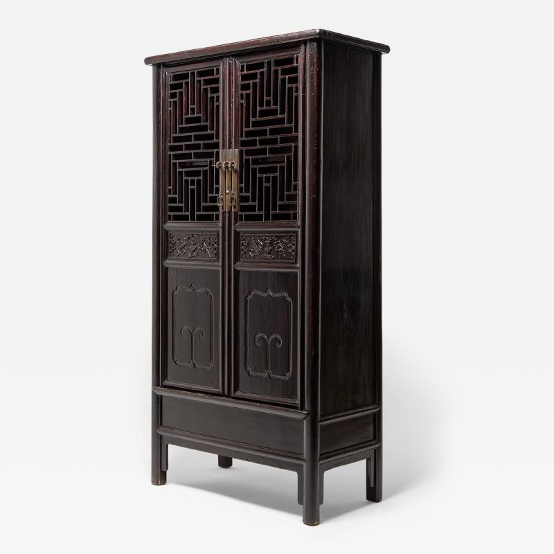 Diamond Lattice Display Cabinet