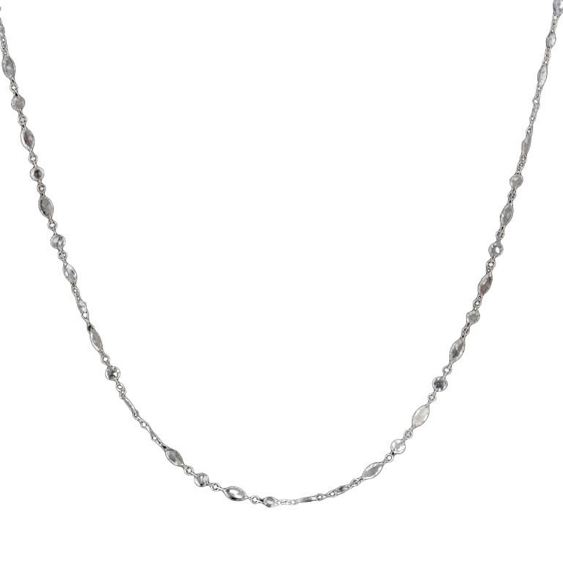 Diamond Set Platinum Chain