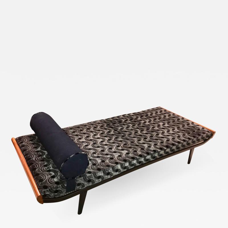 Dick Cordemeijer Cleopatra Daybed Metal and Teak Netherlands 1950s