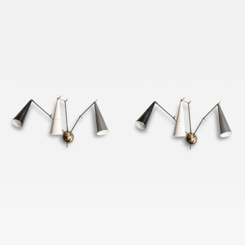 Diego Mardegan Pair of Reale wall lights by Diego Mardegan