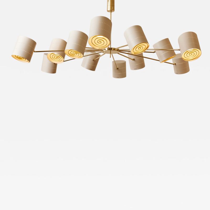 Diego Mardegan Spirale chandelier by Diego Mardegan for Galerie Glustin