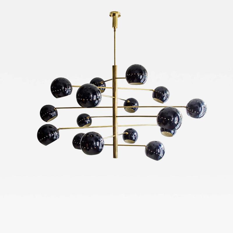 Diego Mardegan Violet Sputnik 16 Chandelier by Diego Mardegan