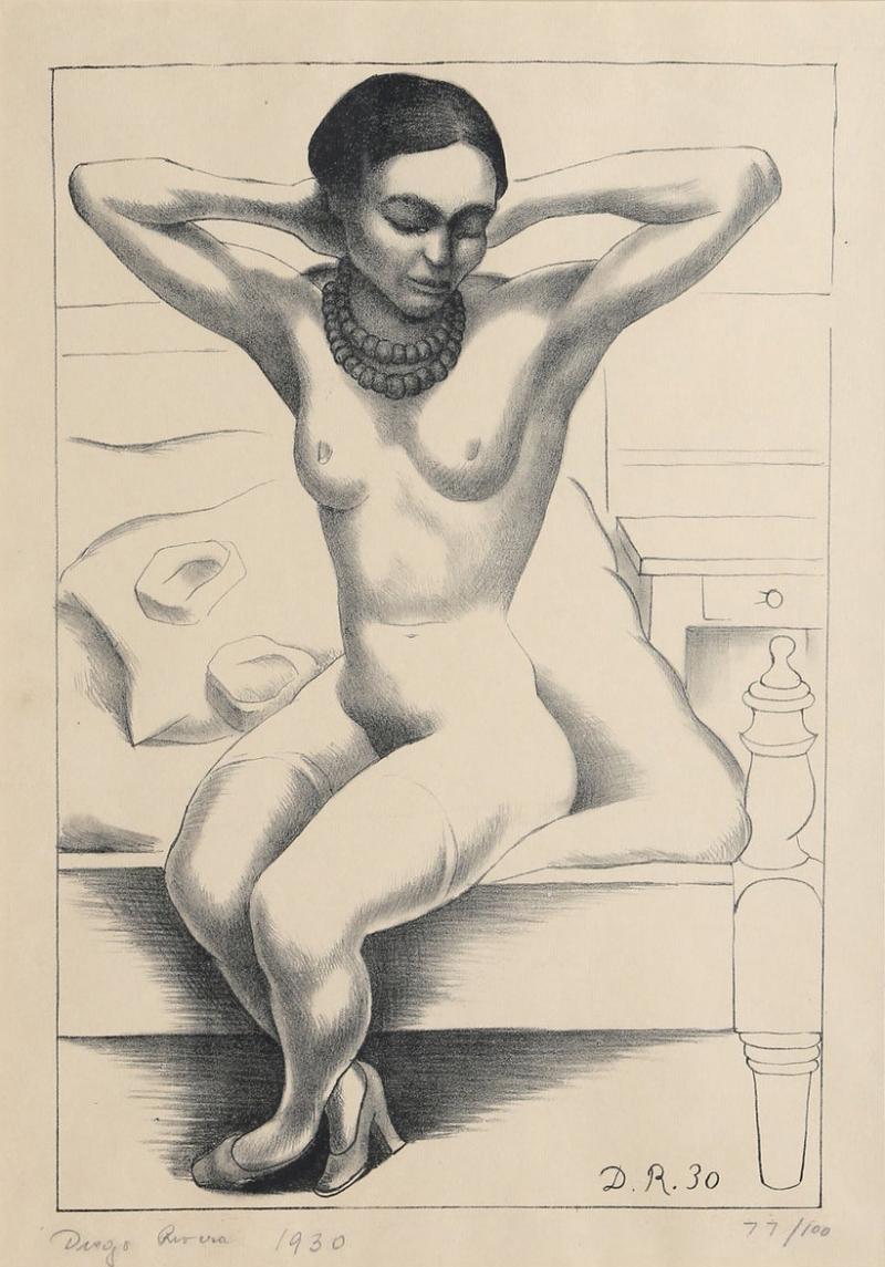 Diego Rivera Desnudo de Frida Kahlo