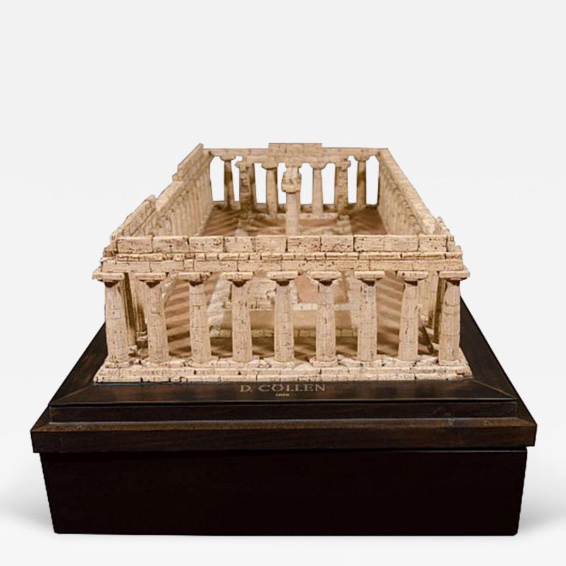 Dieter C llen A Cork Model of the Temple of Hera at Paestum by Dieter C llen 1999