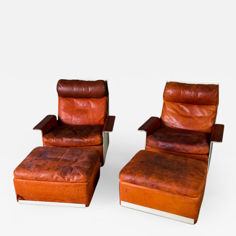 Dieter Rams Dieter Rams 620 Armchairs with Ottomans