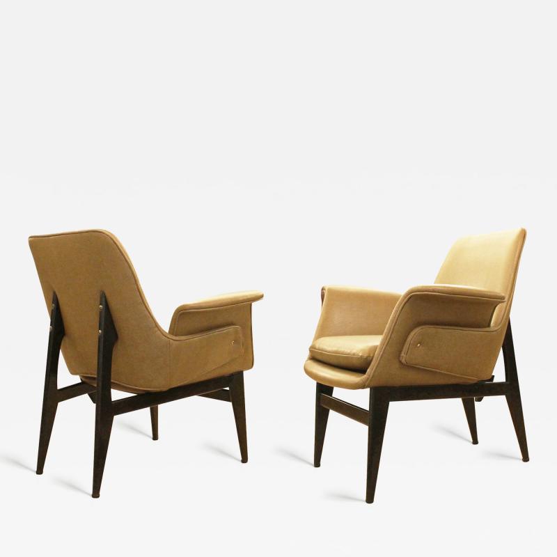 Diminutive 1960s Italian Lounge Chairs