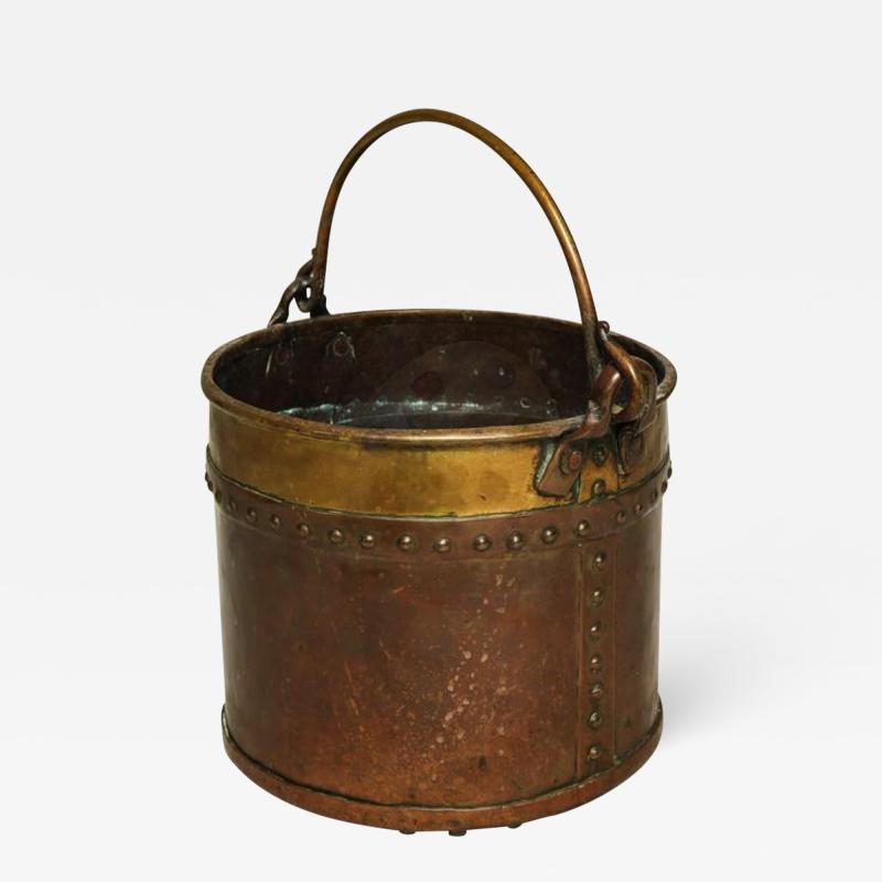 Diminutive Copper and Brass Bucket