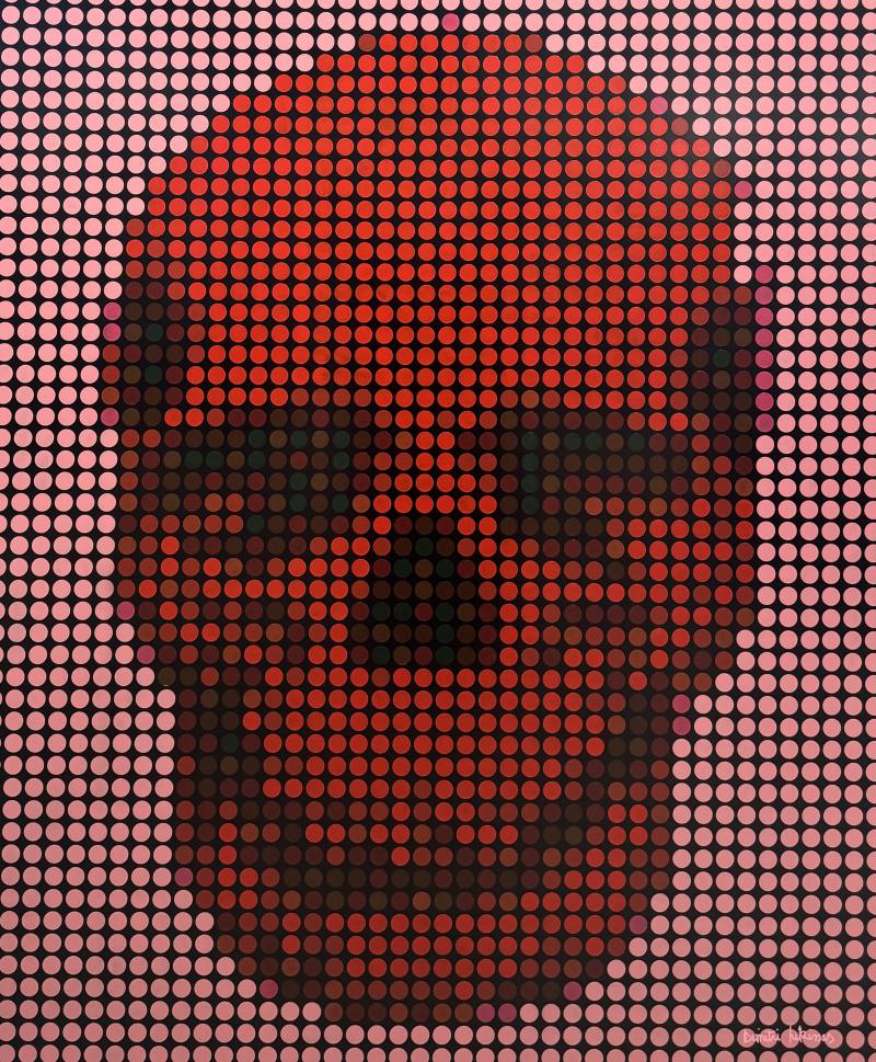 Dimitri Likissas Red Skull Pink