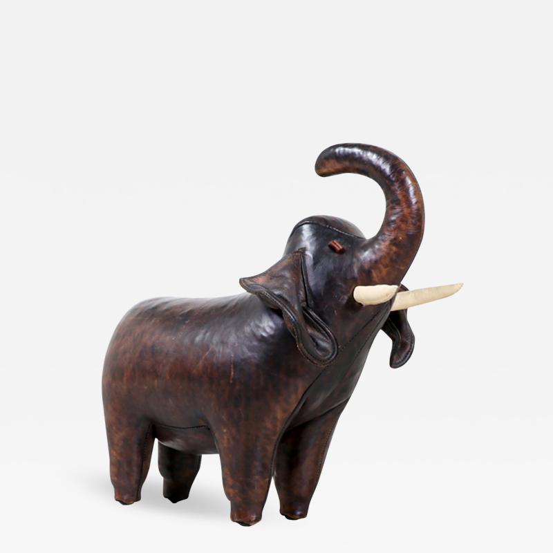 Dimitri Omersa Vintage Dimitri Omersa Leather Elephant for Abercrombie and Fitch