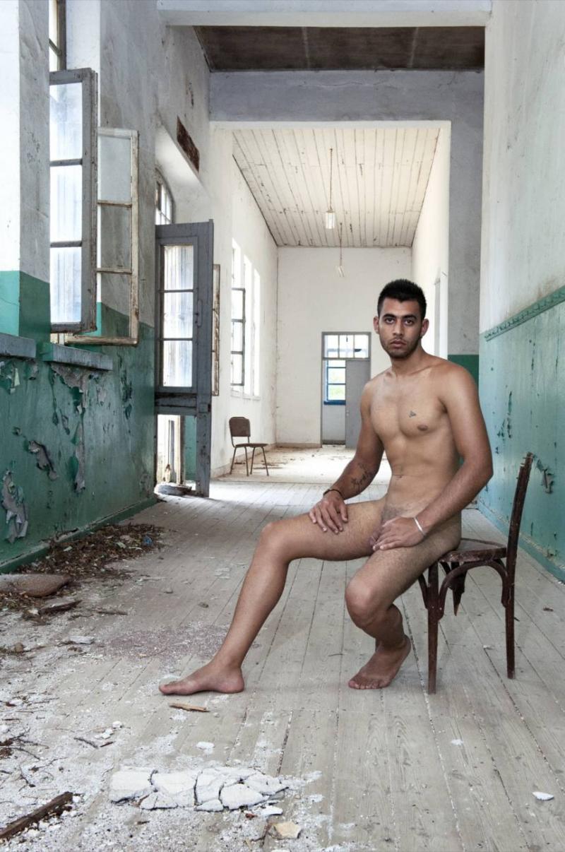 Dimitris Yeros Gypsy boy in an abandoned school