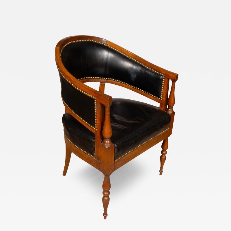 Directoire Walnut Desk Chair