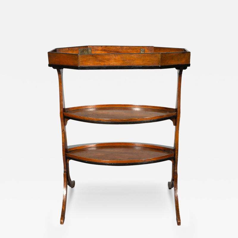 Directoire Walnut Tricoteuse Table