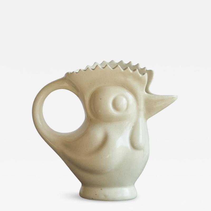 Ditmar Urbach Art Deco Rooster Jug by Ditmar Urbach Czechoslovakia 1930s