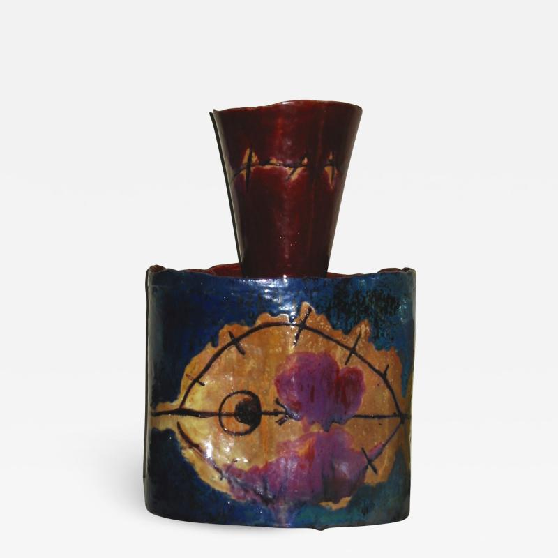 Domenico Matteucci Important Ceramic Vase Sculpture