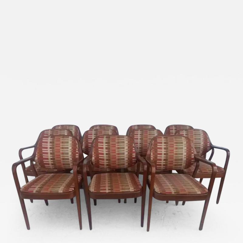 Don Pettit 11 Don Pettit Bentwood Armchairs for Knoll International