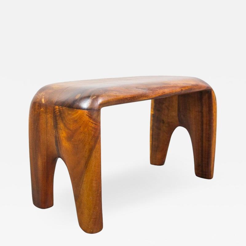 Don Shoemaker Handcrafted Studio Stool or Bench by Mexican Mid Century Modernist Don Shoemaker