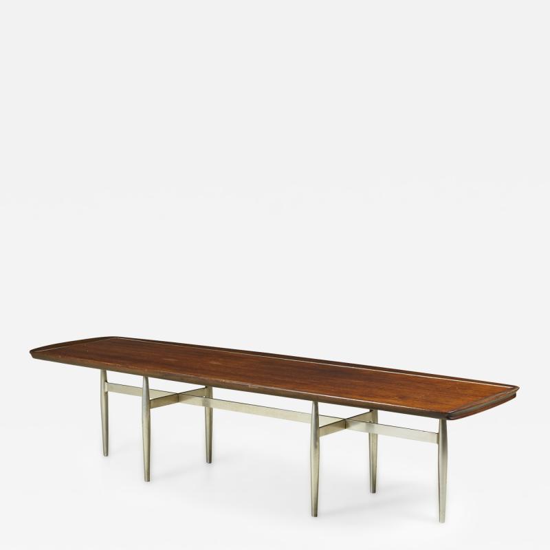 Donald Deskey Donald Deskey for Charak Modern Rosewood Surfboard Cocktail Coffee Table