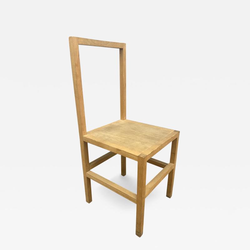 Donald Judd Artist Fabricated Donald Judd Style Minimalist Side Chair