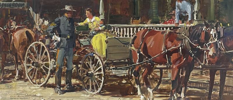 Donald Teague Horse and Cart