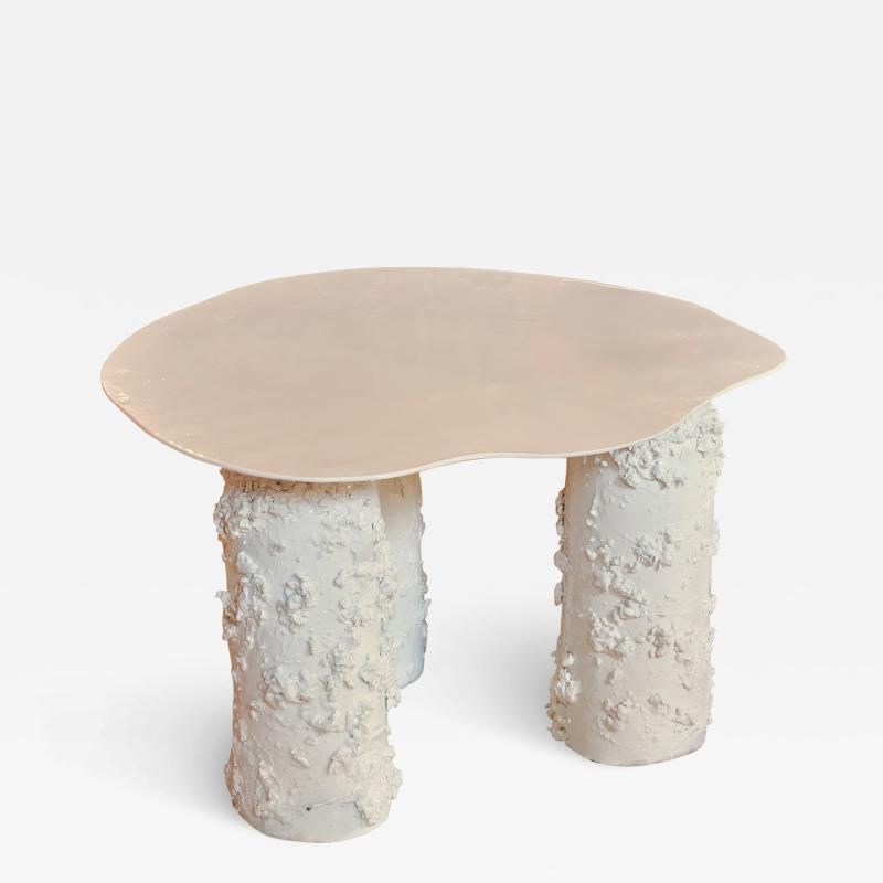 Dora Stanczel Bespoke French Porcelain Three Legged Mona Table