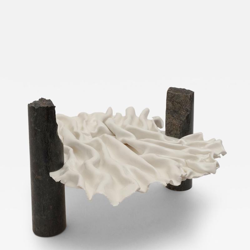 Dora Stanczel OCEANINE porcelain and Eclisseo granite sculpture