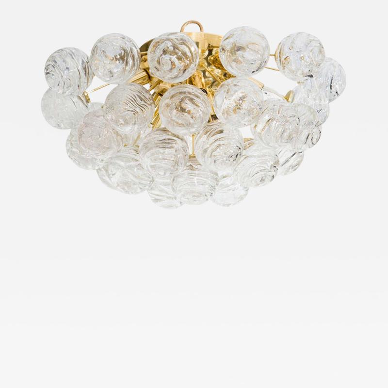 Doria Leuchten Doria Art Glass Flushmount Chandelier