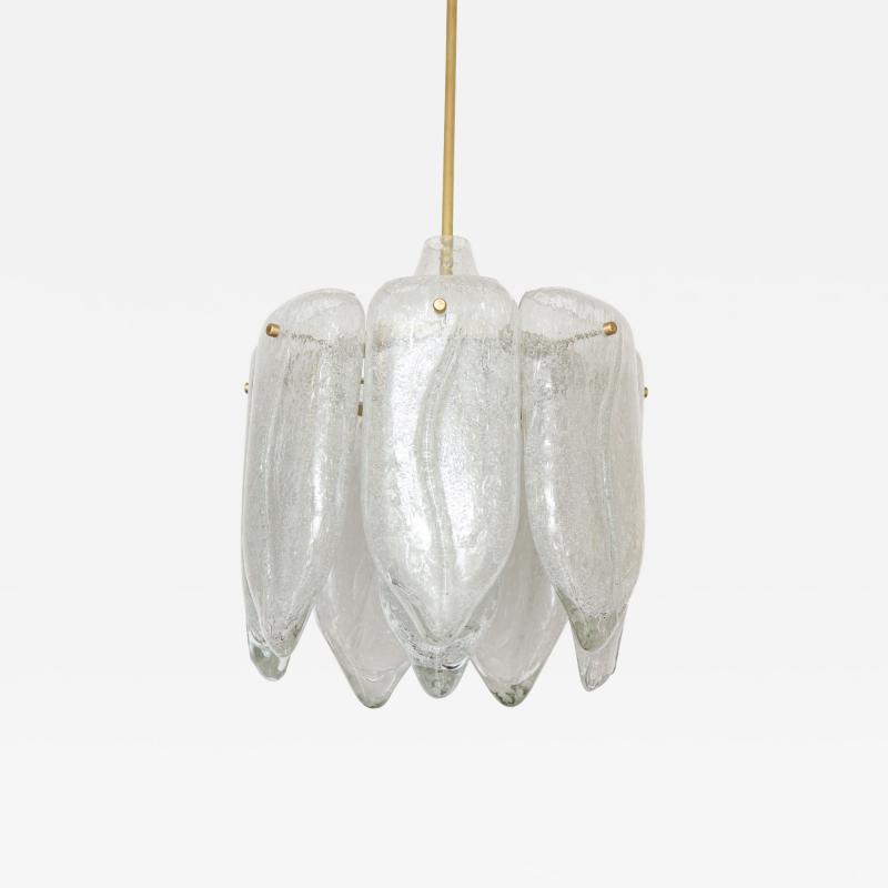 Doria Leuchten Doria Glass Petal Lotus Chandelier