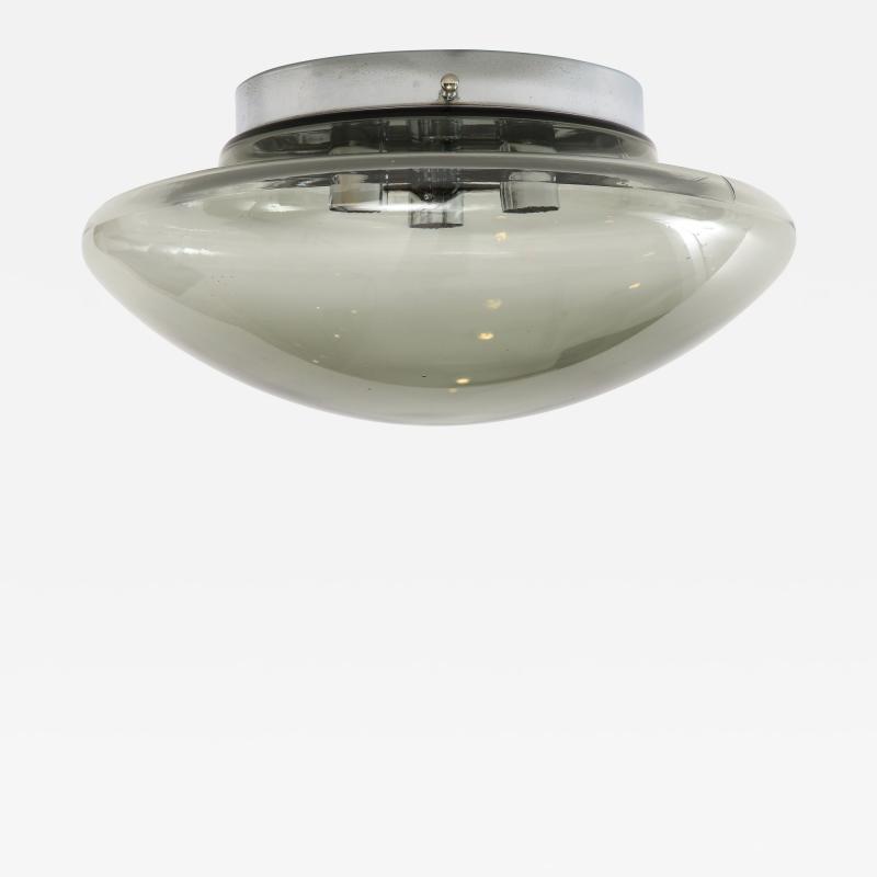 Doria Leuchten Doria Smokey Grey Flushmount Light