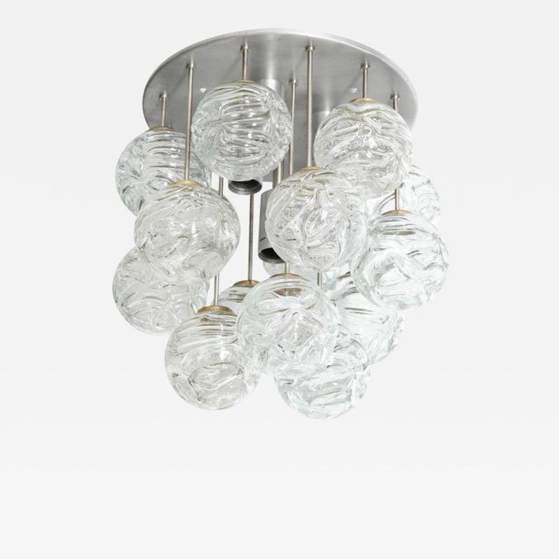 Doria Leuchten Glass Lollipop Flush Mount by Doria