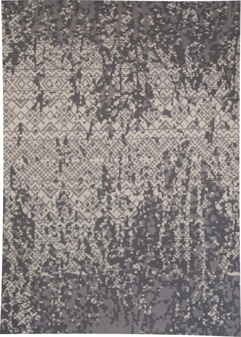 Doris Leslie Blau Collectio Contemporary Abstract Petra Gray Handmade Wool Rug