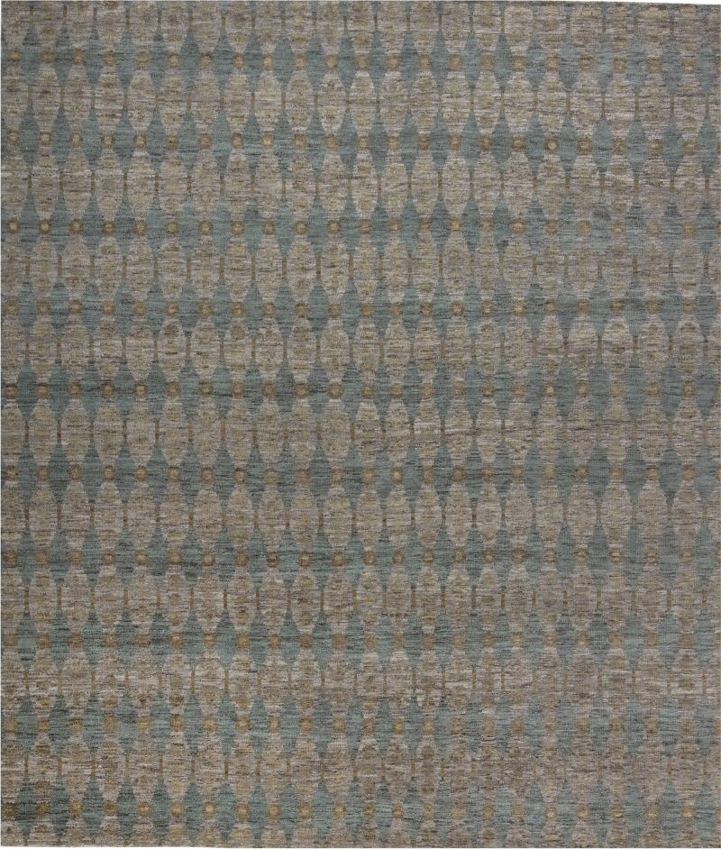 Doris Leslie Blau Collection Aegean Green Handmade Wool Rug by Bunny Williams