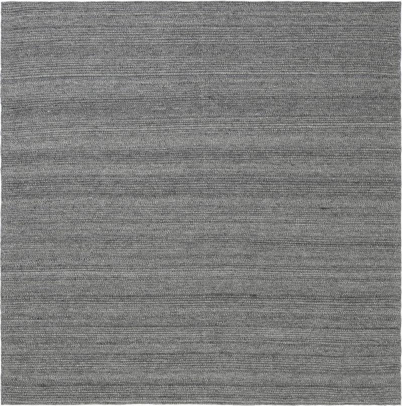 Doris Leslie Blau Collection Bauer Minimalist Gray Handmade Wool Rug I