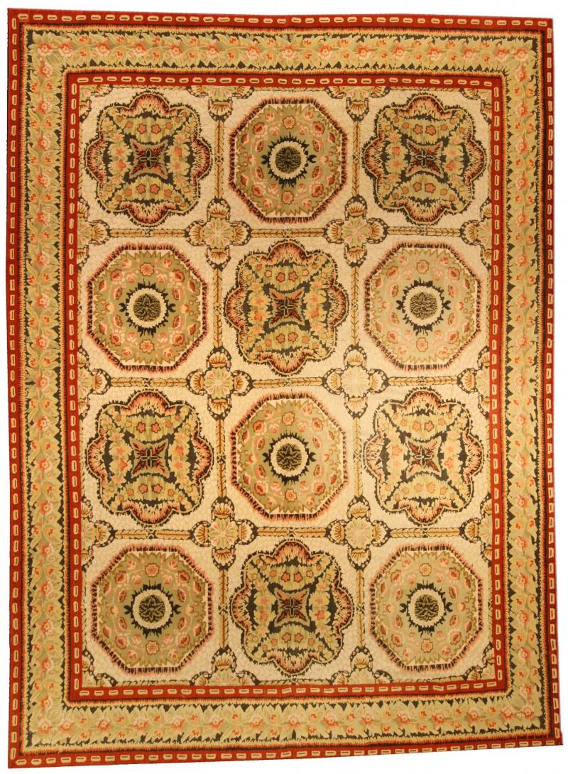 Doris Leslie Blau Collection Bessarabian Floral Design Handmade Wool Rug