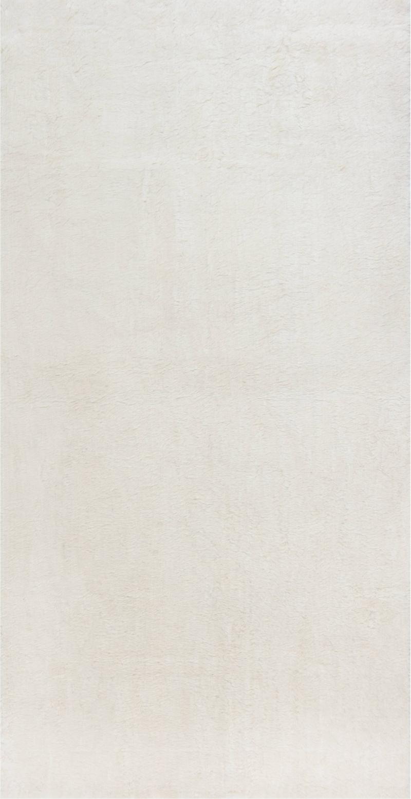 Doris Leslie Blau Collection Contemporary Moroccan Style White Handmade Wool Rug