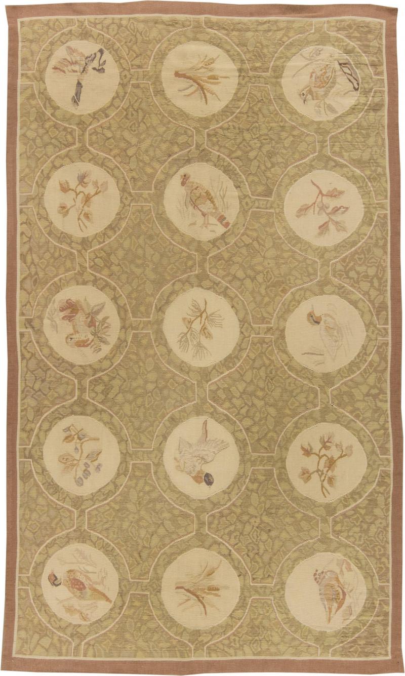 Doris Leslie Blau Collection European Inspired Aubusson Rug
