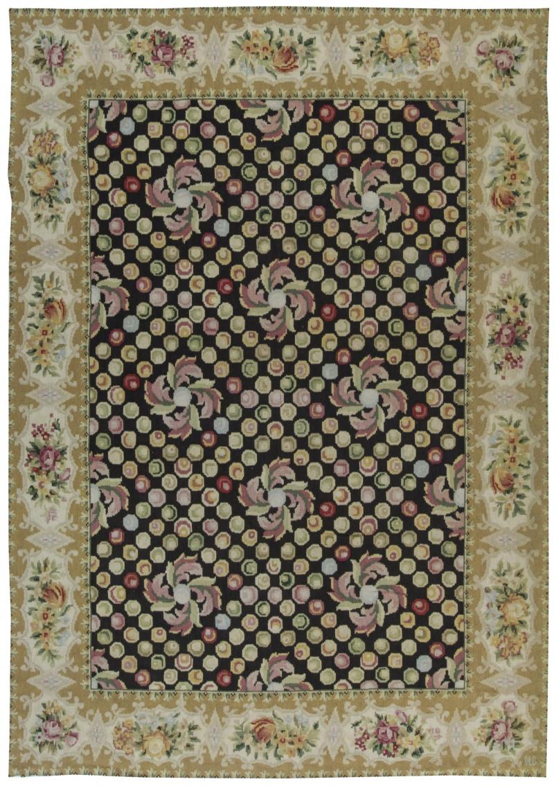 Doris Leslie Blau Collection European Inspired Bassarabian Botanic Wool Rug