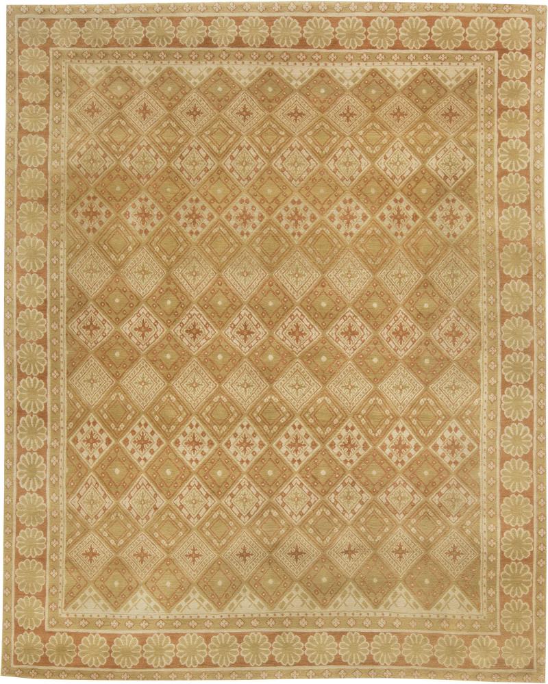 Doris Leslie Blau Collection European Inspired Tibetan Handmade Wool Rug