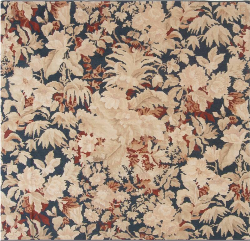 Doris Leslie Blau Collection Floral Bessarabian Design Handmade Wool Rug
