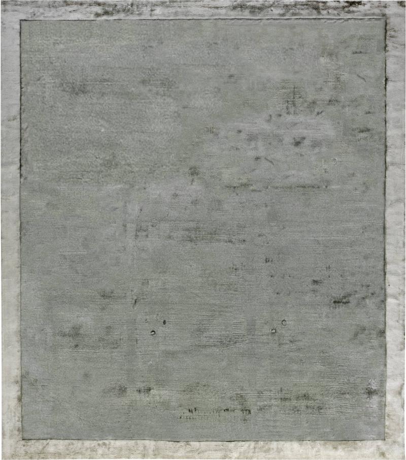 Doris Leslie Blau Collection Green Handmade Silk Rug