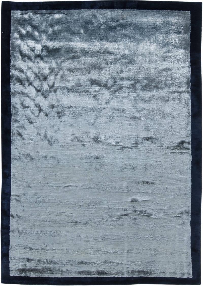 Doris Leslie Blau Collection High Quality Contemporary Blue Handmade Silk Rug