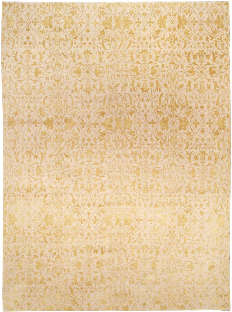 Doris Leslie Blau Collection High quality Floral S7 Tibetan Handmade Rug