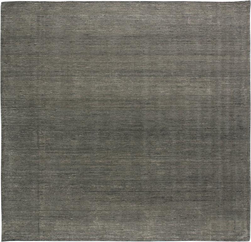 Doris Leslie Blau Collection High quality Hand Tufted Beige Black Rug