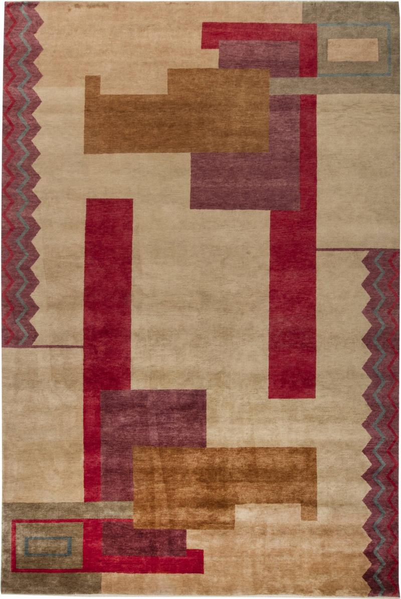 Doris Leslie Blau Collection Ivan Da Silva Bruhns Inspired Large Art Deco Rug