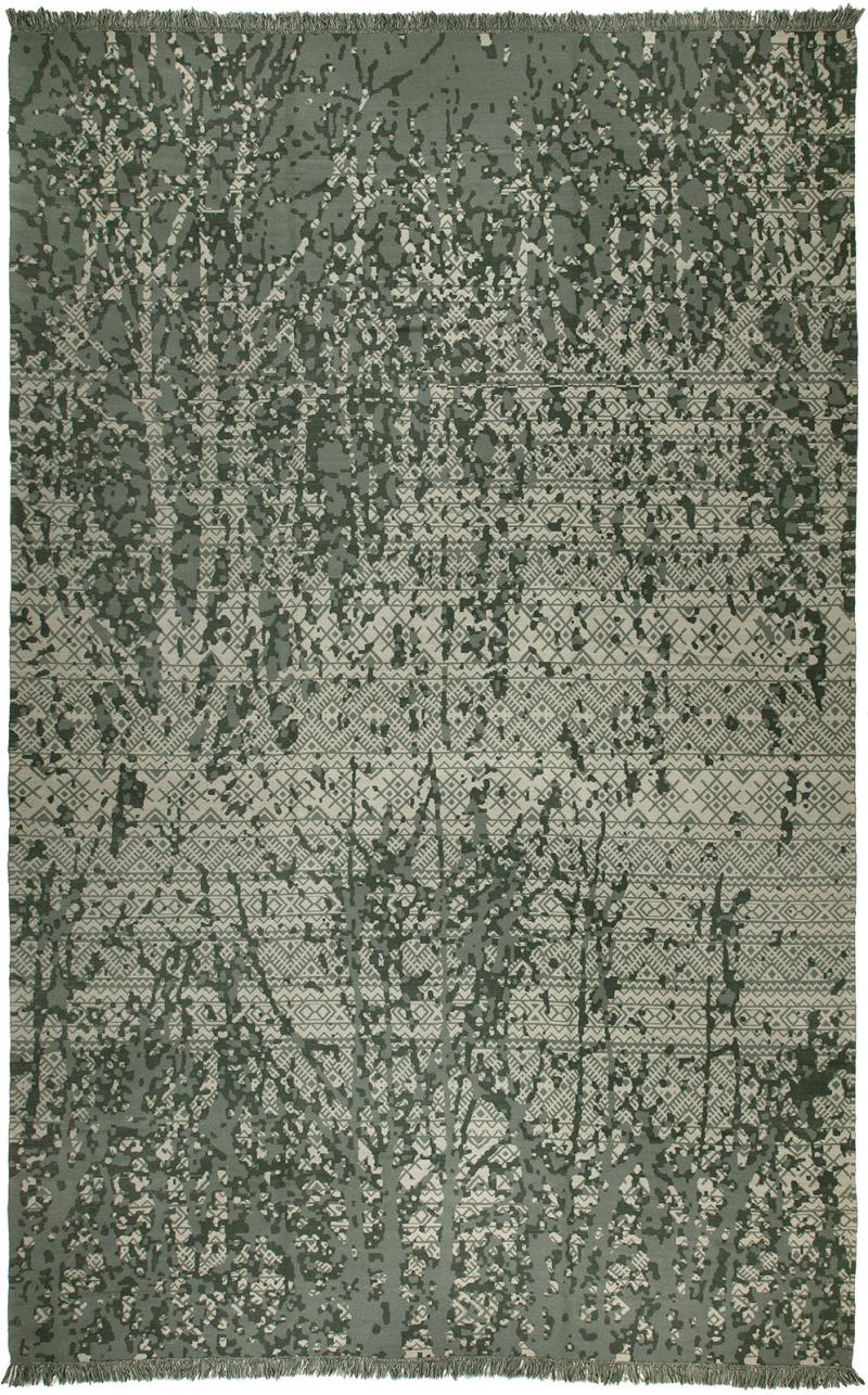 Doris Leslie Blau Collection Large Gray Petra Design Abstract Wool Rug