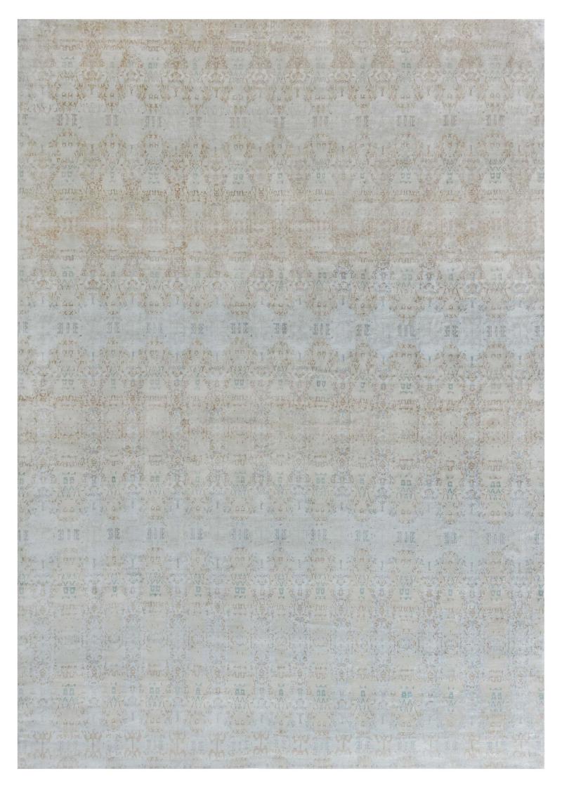 Doris Leslie Blau Collection Modern Eskayel Reflection Handmade Silk Rug