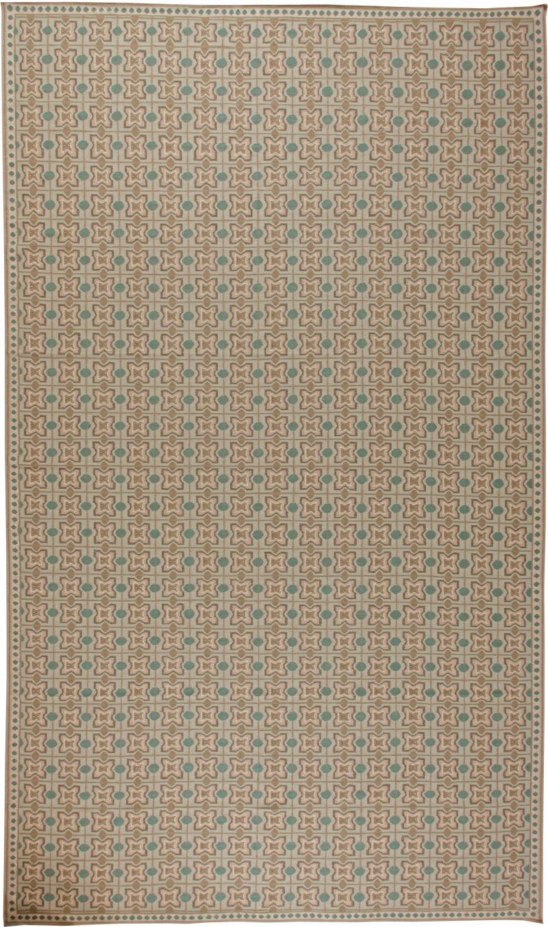 Doris Leslie Blau Collection Oversized Geometric Flat Weave Wool Rug