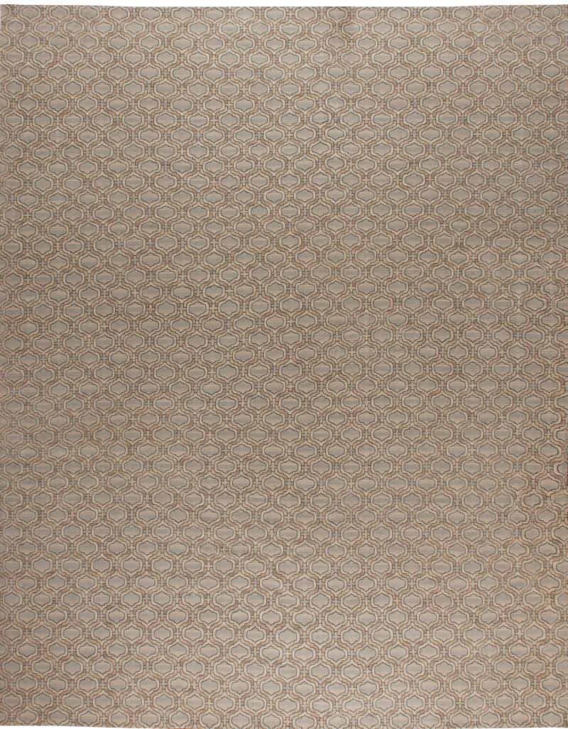Doris Leslie Blau Collection Oversized Venetto Botanic Handmade Wool Rug