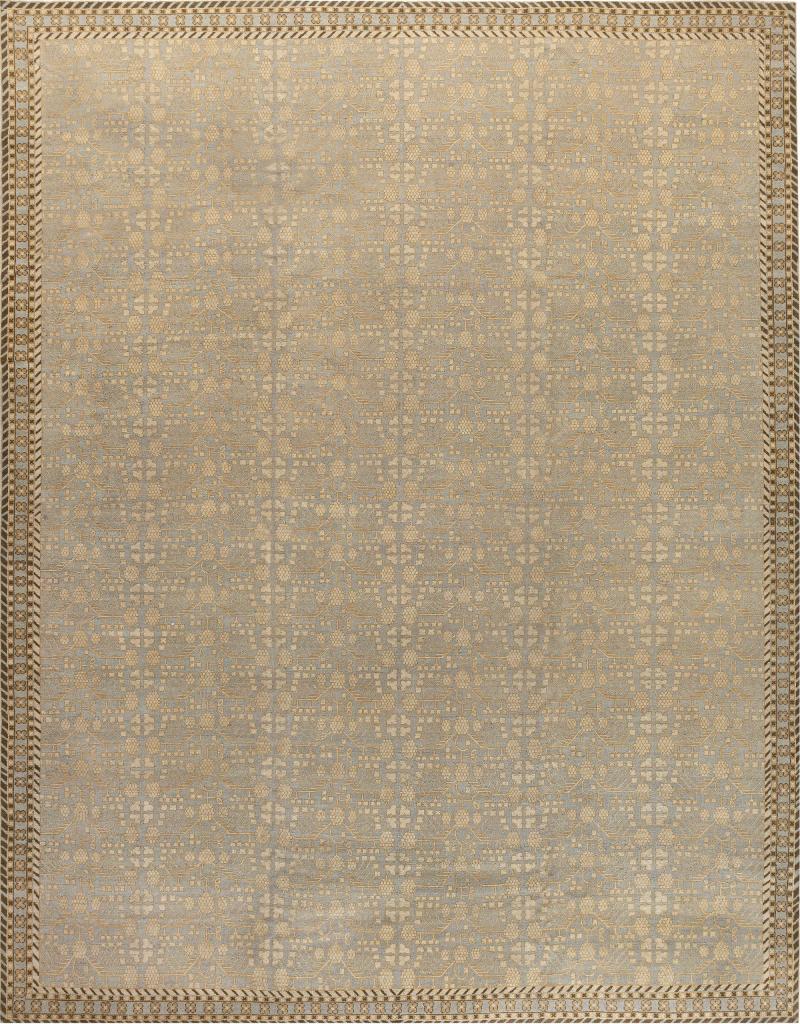 Doris Leslie Blau Collection Samarkand Traditional Design Handmade Wool Rug