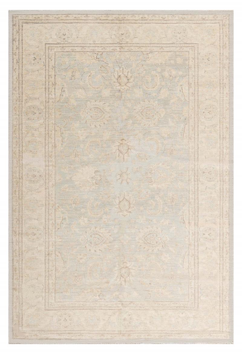 Doris Leslie Blau Collection Traditional Inspired Tabriz Botanic Beige Wool Rug