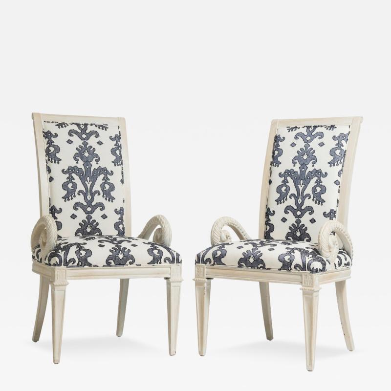 Dorothy Draper Pair Of Dorothy Draper Style Armchairs